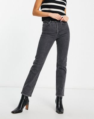 & Other Stories Favourite slim leg jeans in grey shimmer