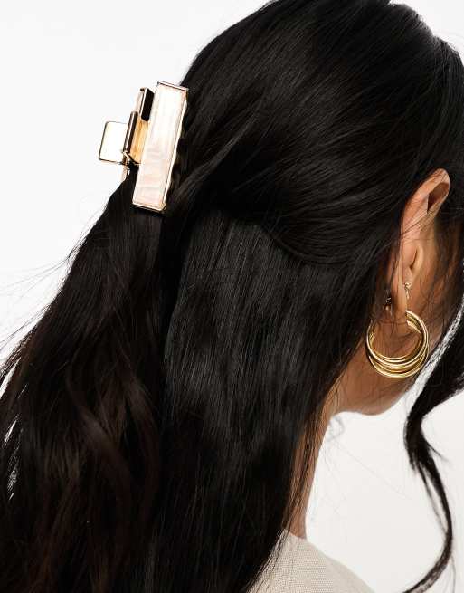 & Other Stories - Fermaglio per capelli color oro e rosa