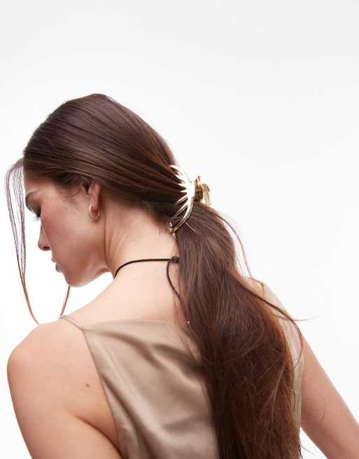 & Other Stories - Fermaglio per capelli dorato grande