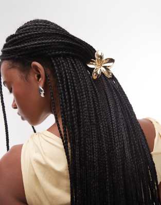 Mayelia Fermaglio Per Capelli Da Sposa Con Fiore E Cristalli Argentati - Foto 7