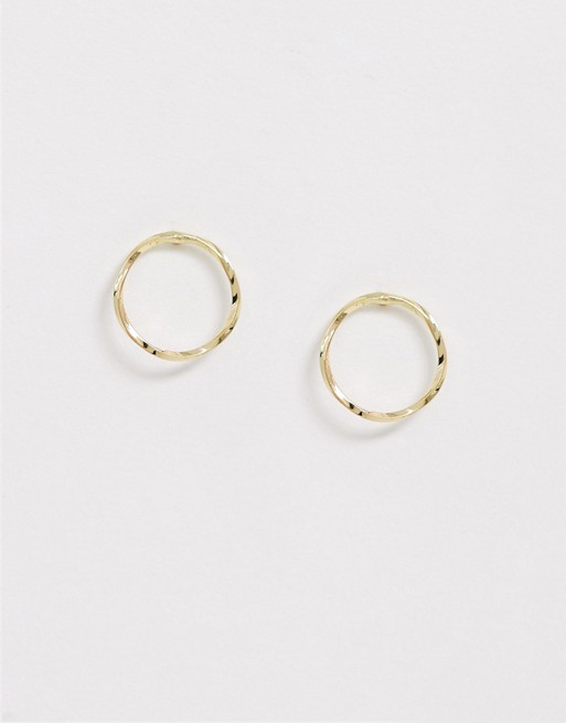 & Other Stories fine hoops in gold