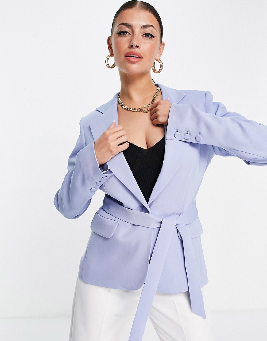 & Other Stories fitted blazer in light blue - part of a set-Blues