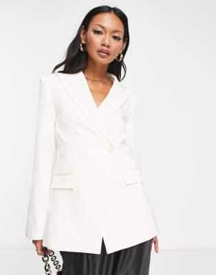 Other Stories Fitted Blazer In White