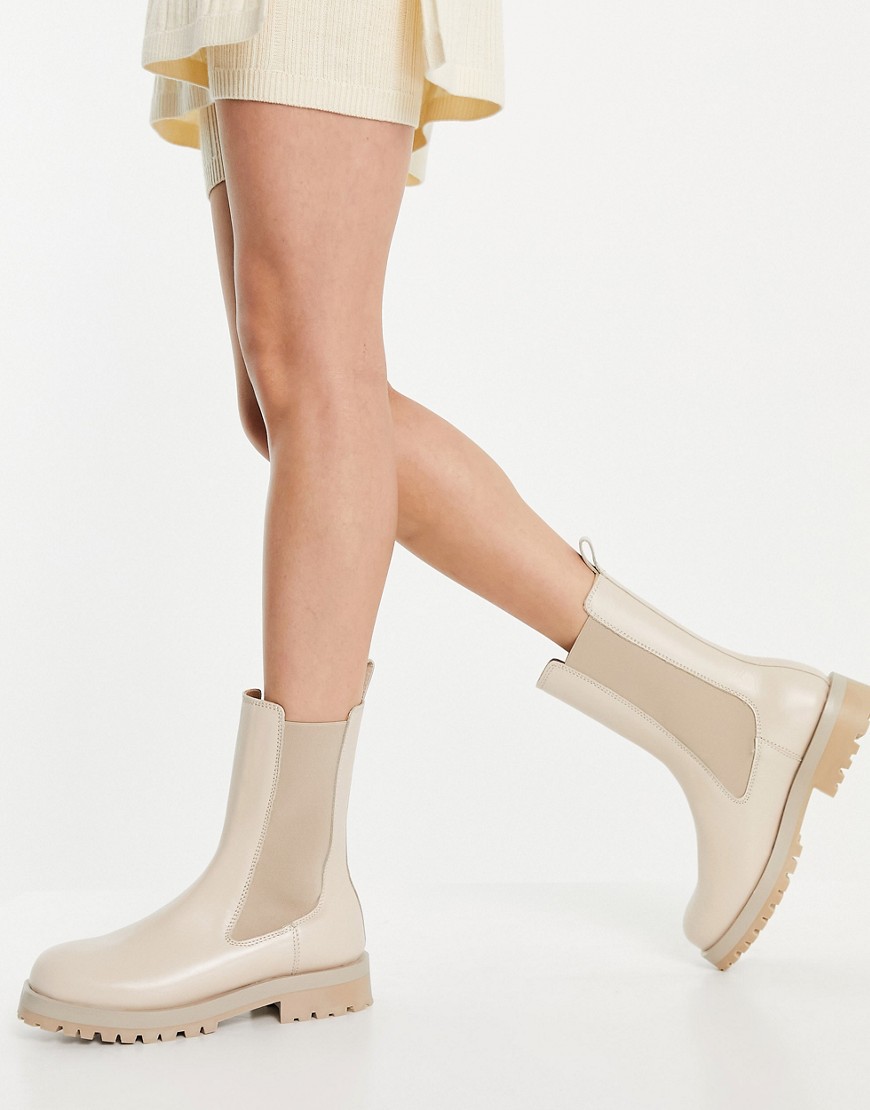 & Other Stories - Flade pull-on-støvler med chunky sål i beige-Neutral