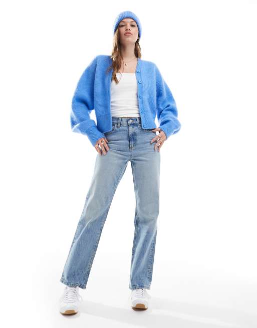 Other Stories – Flauschige Strickjacke aus Mohair- und