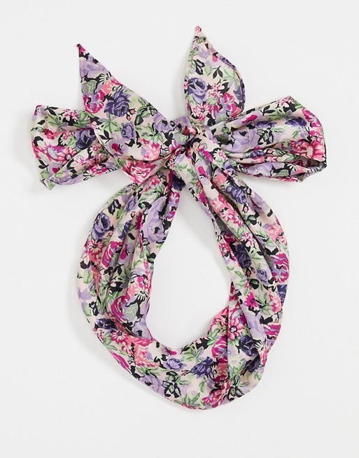 & Other Stories floral print multiway scarf in multi