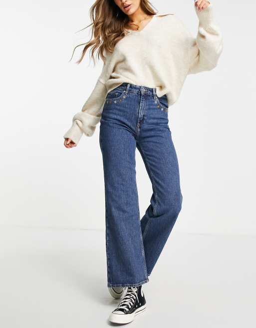 Asos embroidered clearance jeans