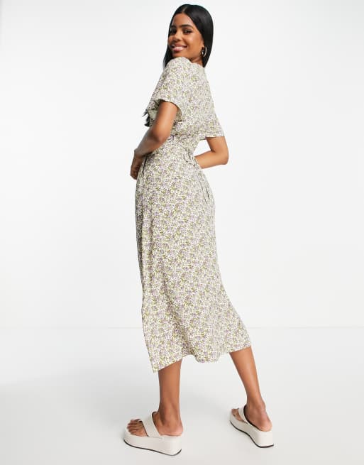 Flutter best sale sleeve midi