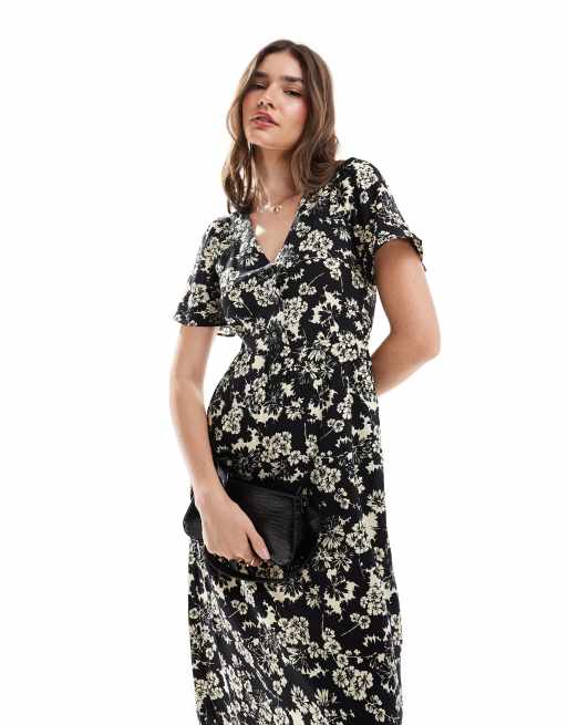 & other stories flutter sleeve midi dress & Other Stories Parisian Dresses Shop
