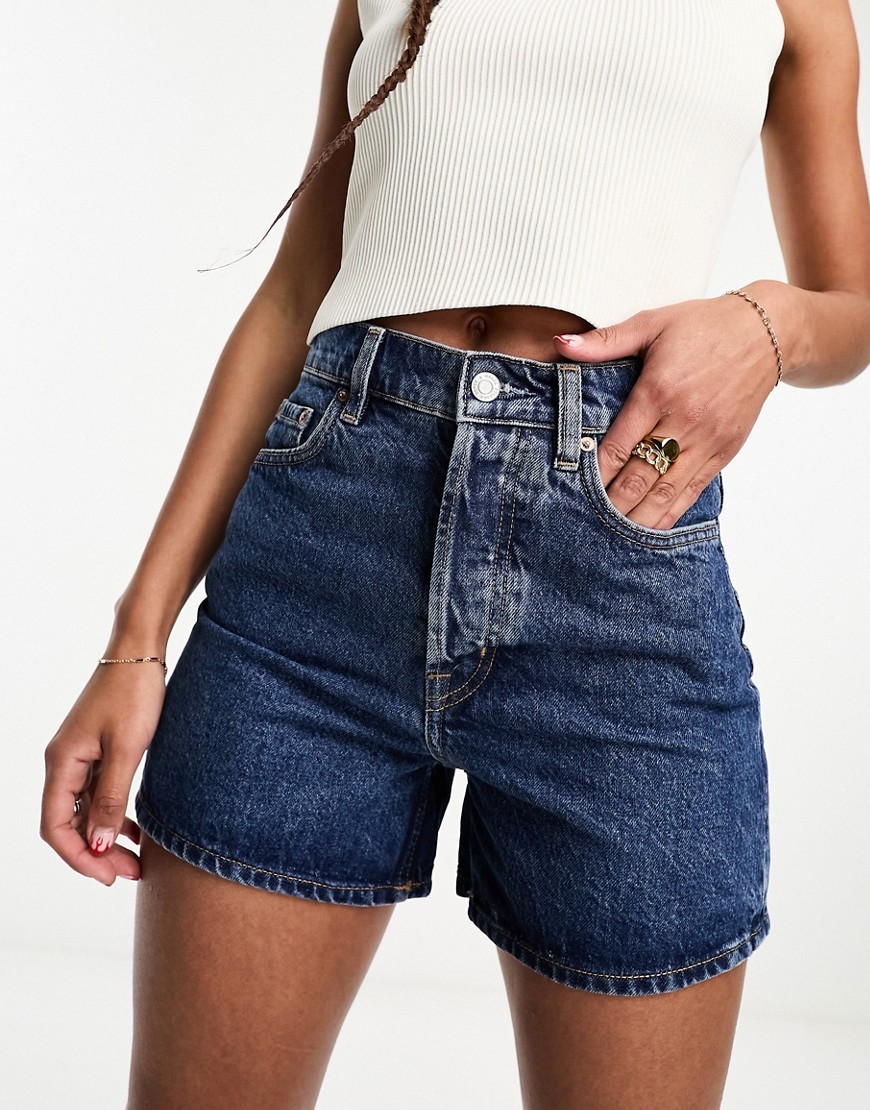 & Other Stories Forever denim shorts in River Blue