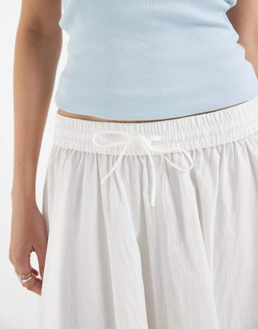 & Other Stories full circle maxi skirt in white, 5 of 5