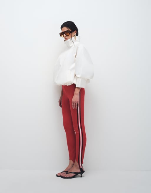 & Other Stories funnel neck short jacket in off white, 3 of 7