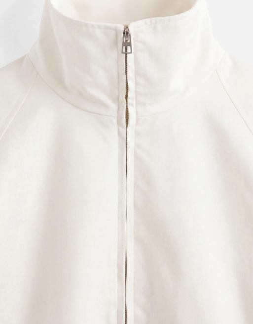 & Other Stories funnel neck short jacket in off white, 7 of 7