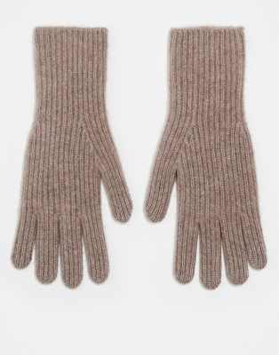 & Other Stories - Gants en laine de cachemire de qualité supérieure - Taupe-Brown