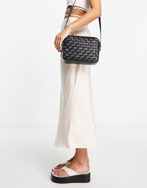 Braided Leather Tote Bag - Black - Totes - & Other Stories