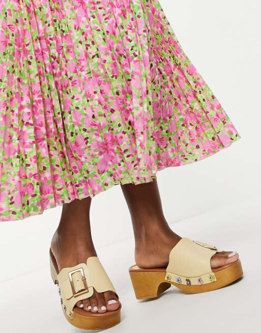 & Other Stories - Geplisseerde midirok met felgekleurde bloemenprint, 3 van 4