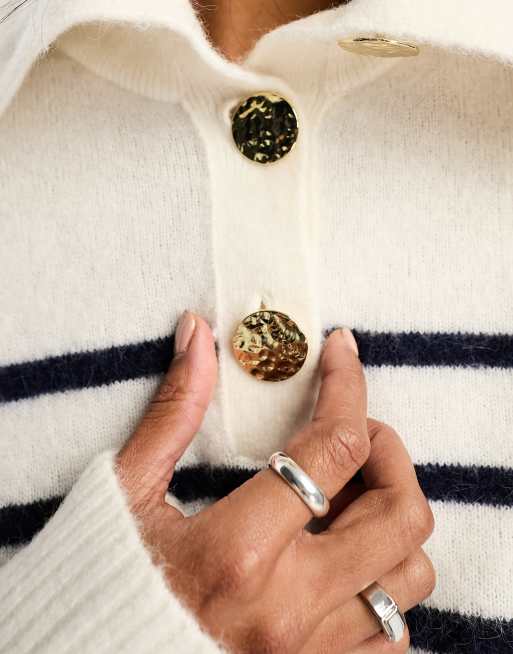 Other Stories – Gestreifter Pullover aus Alpaka- und Wollmix mit