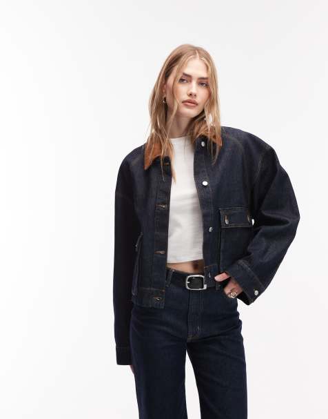 & Other Stories - Giacca barn di jeans lavaggio blu scuro con tasche - view 1