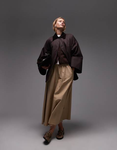 & Other Stories - Giacca oversize svasata marrone - view 1