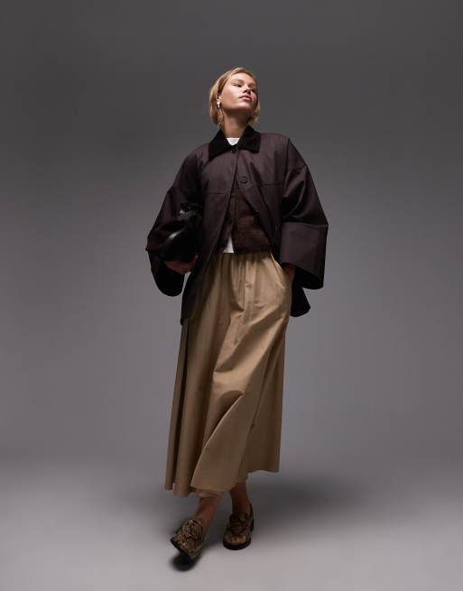 & Other Stories - Giacca oversize svasata marrone