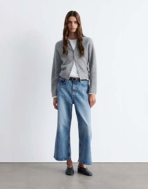 & Other Stories - Gilet boutonné en alpaga et laine - Gris - view 1