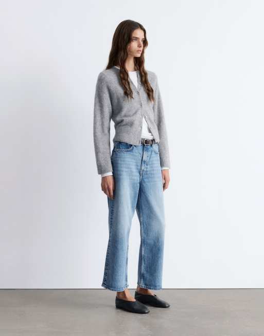 & Other Stories - Gilet boutonné en alpaga et laine - Gris, 2 de 4