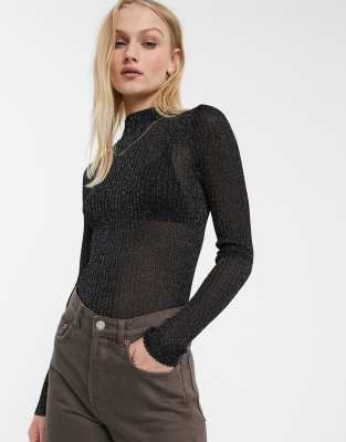 sparkle sleeve jumper