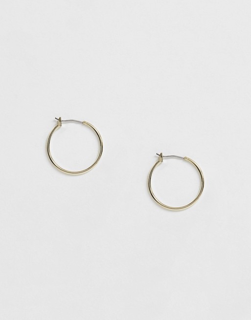 & Other Stories glossy hoops earrings in gold