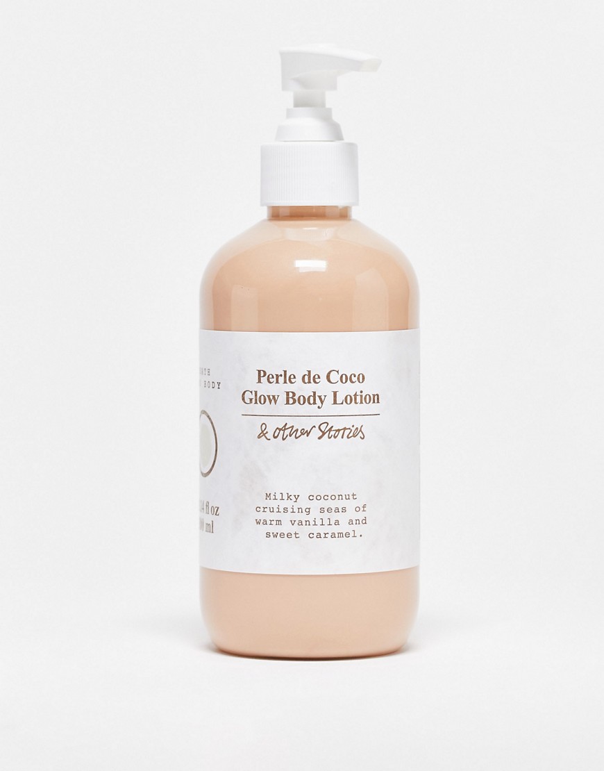 & Other Stories glow body lotion in perle de coco-No colour