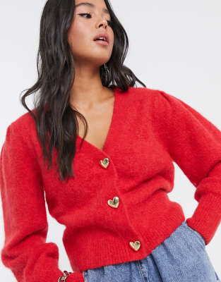 & other stories red cardigan