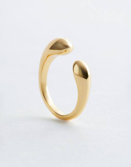 & Other Stories – Goldfarbener, klobiger Ring, 2 von 3