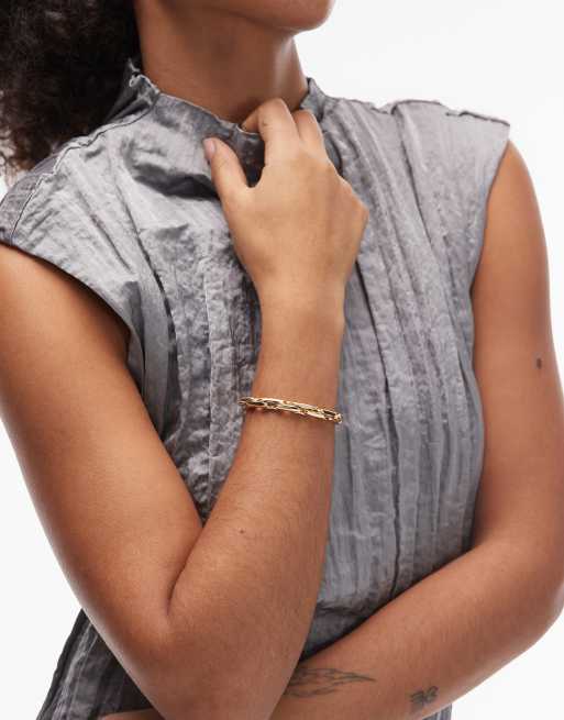 & Other Stories – Gruba bransoletka łańcuszkowa z masywnymi ogniwami w kolorze złota