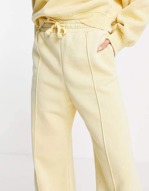 & Other Stories – Gula mysbyxor i bomull med vida ben, del av set – YELLOW, 3 av 4