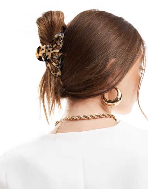 & Other Stories hair claw clip in brown tortoiseshell 