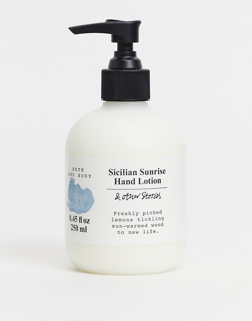 & Other Stories hand lotion 250ml in sicilian sunrise