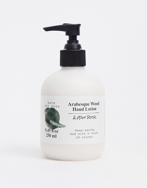 & Other Stories hand lotion in Arabesque Wood
