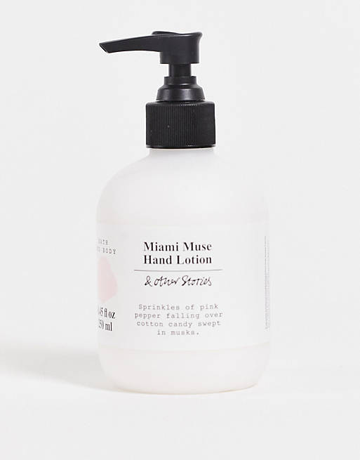 & Other Stories hand lotion in miami muse