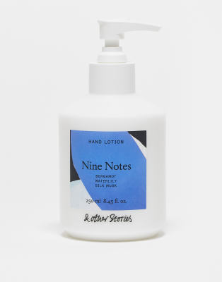 & Other Stories hand lotion in nine notes with notes of bergamot, waterlily and silk musk-White