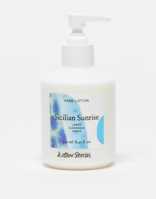 & Other Stories hand lotion in sicilian sunrise-White