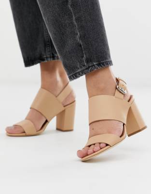 & other stories block heel sandals