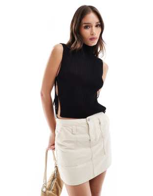 Shop & Other Stories high neck fine knit top with side Online – Trendy & Affordable Fashion