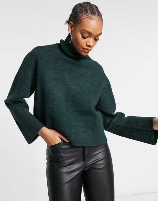 Dark grey high neck jumper store