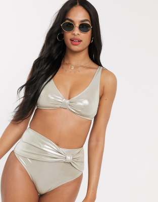 shiny bikini bottoms