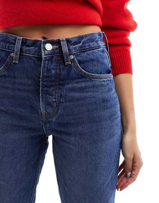 High waist slim hot sale leg women's jeans