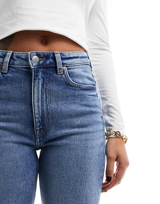 Other Stories high waist slim leg jeans in river blue ASOS