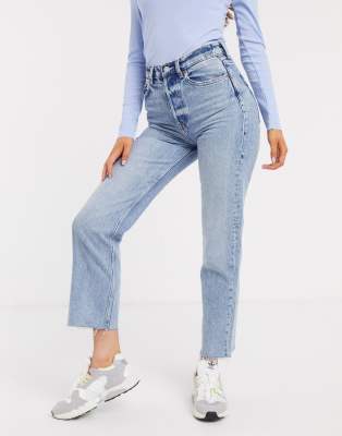 straight mid rise jeans other stories
