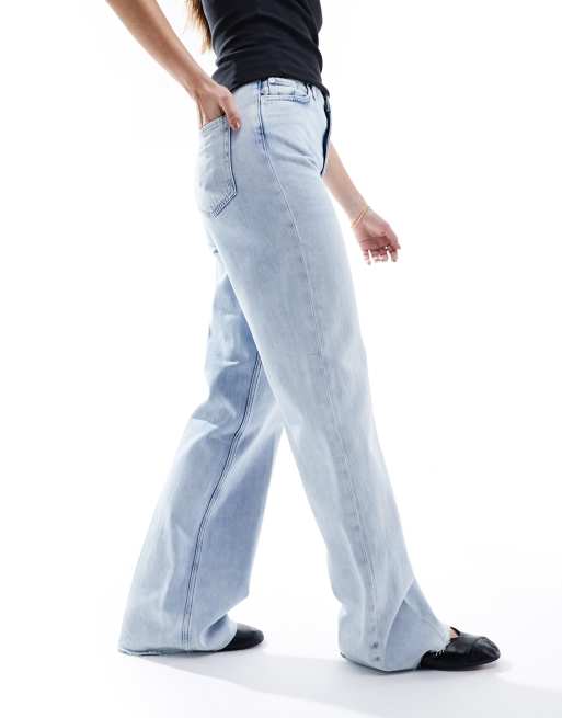 & Other Stories high waist straight leg jeans in soft True