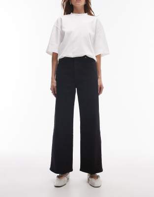 & Other Stories & Other Stories high waist wide leg jeans in washed black