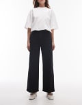 [Other Stories] & Other Stories high waist wide leg jeans in washed black W24 Washed black
