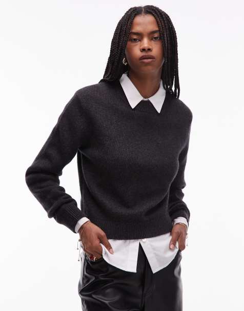 & Other Stories – Hochwertiger Pullover aus Wolle in Schwarz - view 1